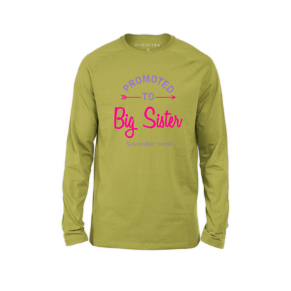 [Personalized] Promoted To Big Sister Organic Kids Tee Shirt