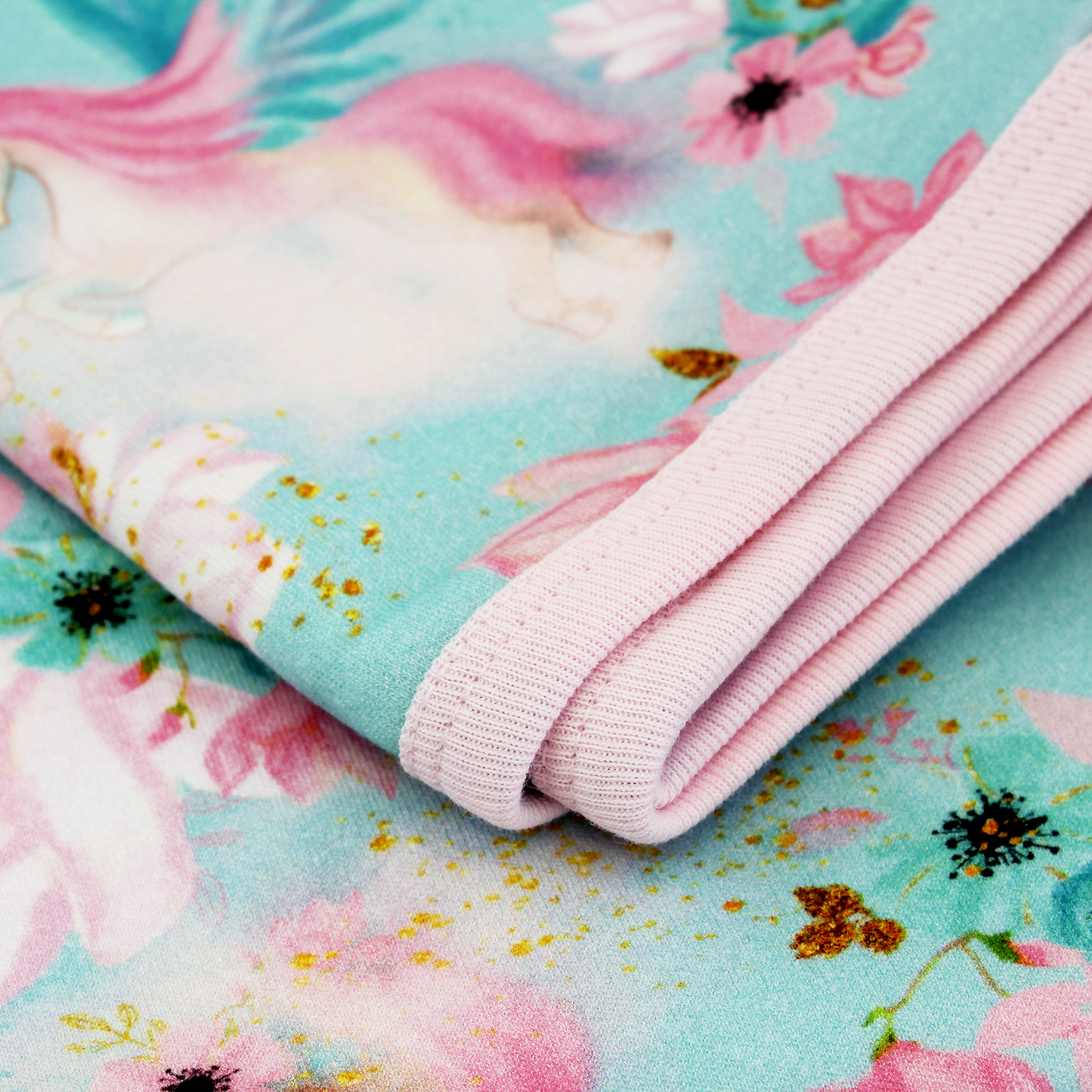 Endanzoo Organic Baby Swaddle Blanket - Mystical Unicorns