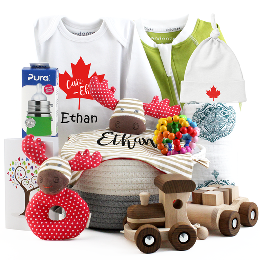 Zeronto Canada's Baby Gift Basket - Little Cute Canuck
