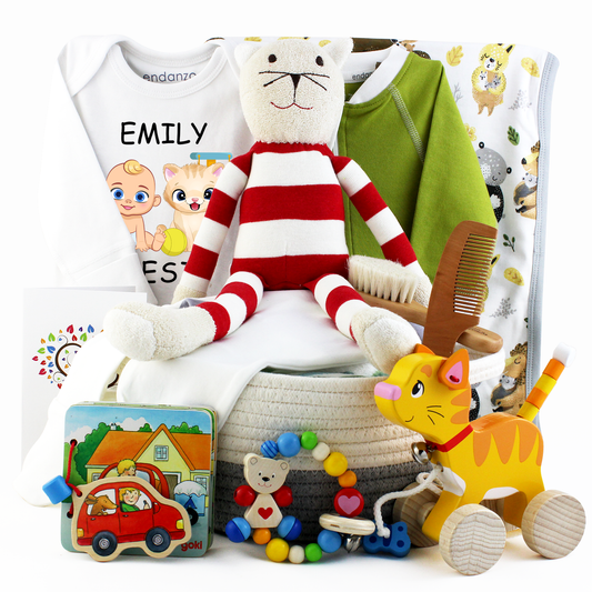 Zeronto Baby Gift Basket - My Kitty and Friends