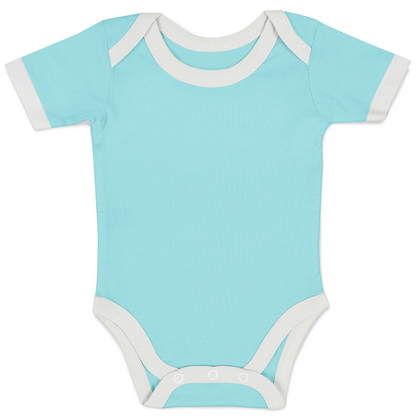 [Custom Text] Organic Baby Bodysuit Short Sleeves