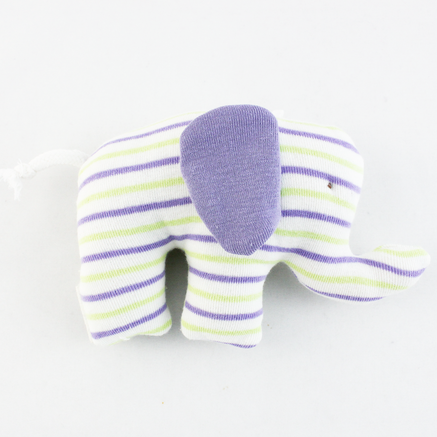 Under The Nile Organic Scrappy Elephant (Purple & Green Stripe)