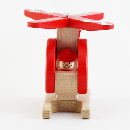 Goki Wooden Toy - Helicopter