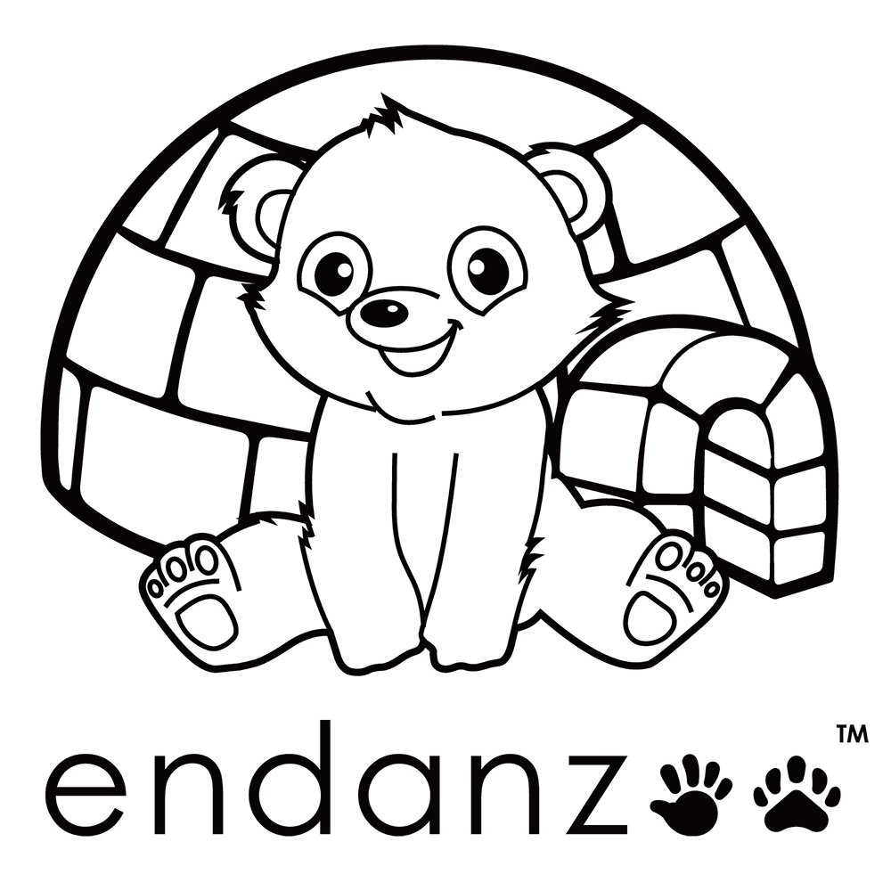 Endanzoo Organic Baby Romper - Polar Bear & Igloo