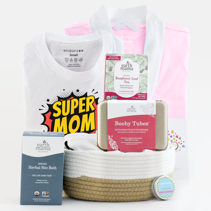Zeronto Postpartum Gift Basket for New Mom - Recovery Magic (Pink)