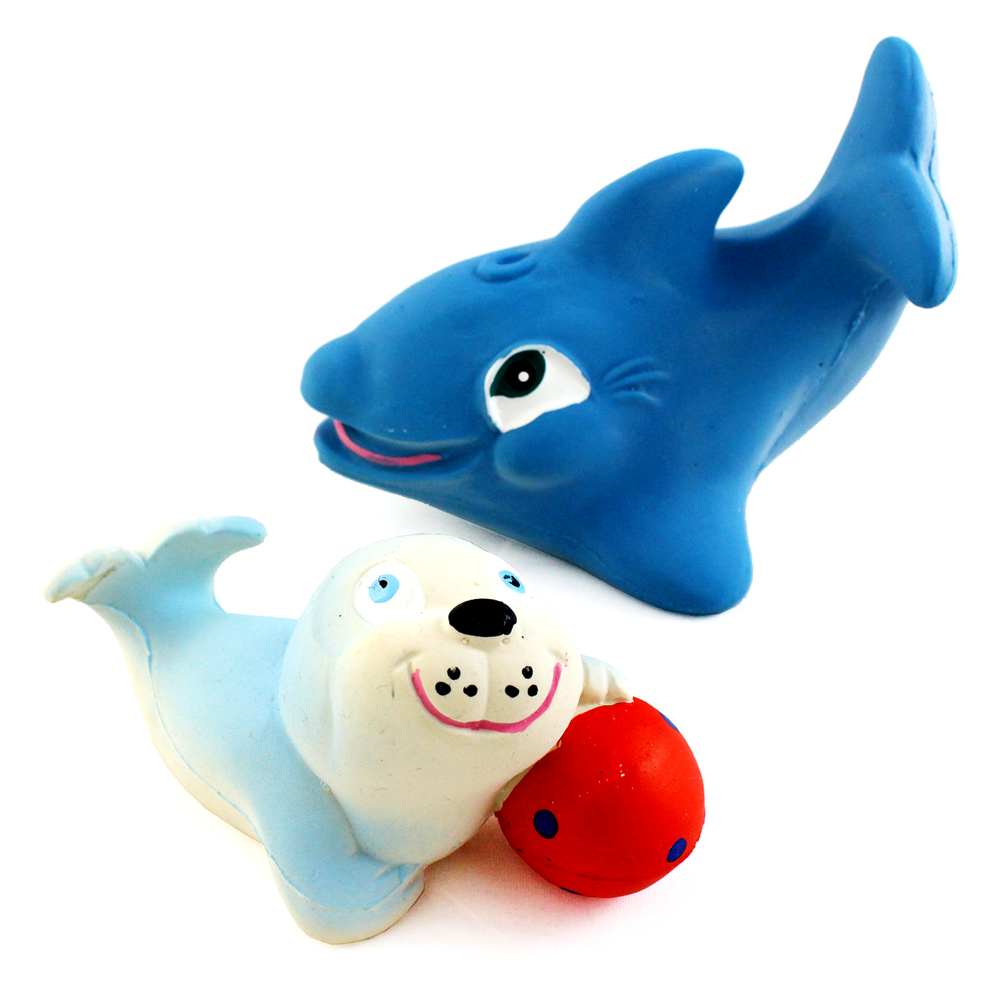 Lanco Natural Rubber Bath Toy - Seal & Dolphin Lalo – Zeronto Baby Gift ...