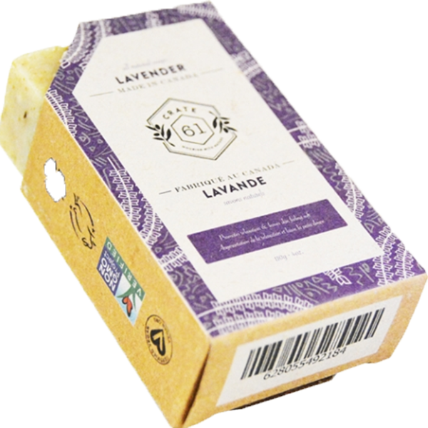 Crate 61 Organic Bar Soap (Lavender) + Earth Mama's Organic Raspberry Leaf Tea