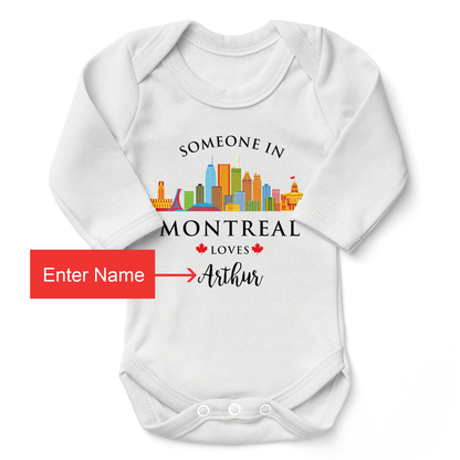 Zeronto Baby Boy Gift Basket - Someone in Montreal Loves Baby Boy