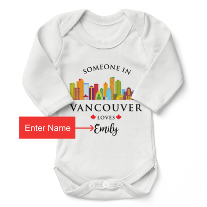Zeronto Baby Girl Gift Basket - Someone in Vancouver Loves Baby Girl