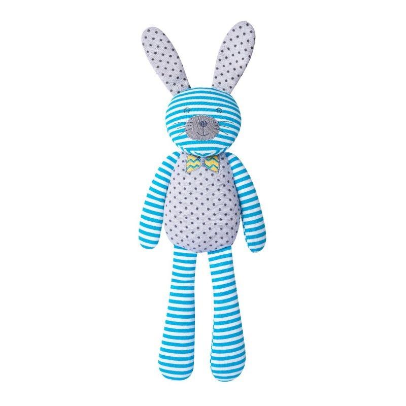 Organic Farm Buddies Organic Plush Toy - Farm Bunny Blue (18 inches)