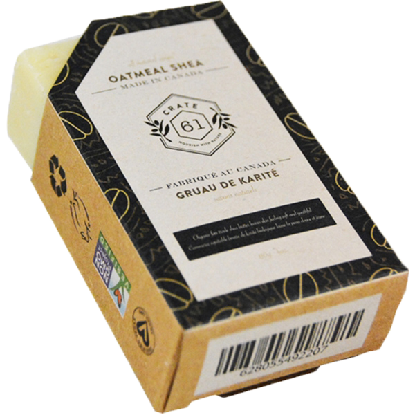 Crate 61 Organic Oatmeal Shea Bar Soap