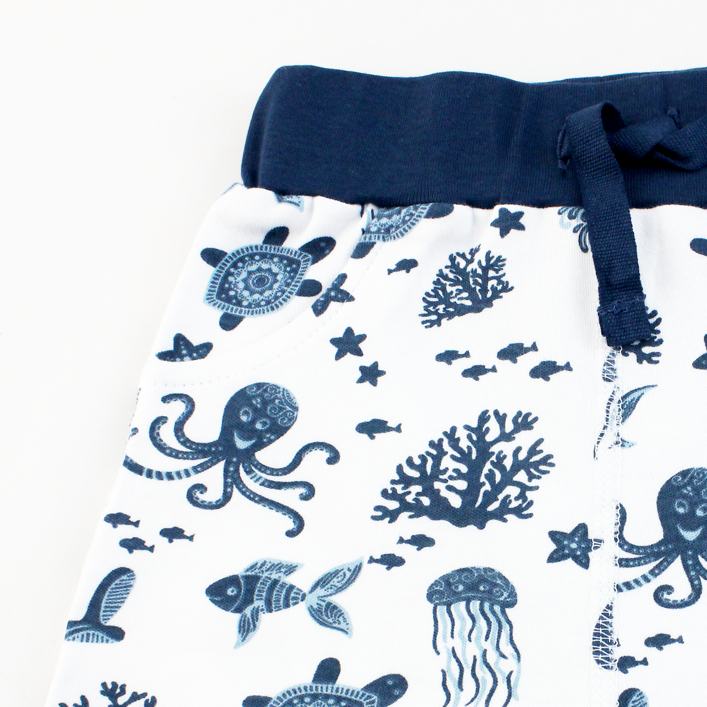 Endanzoo Organic Cotton Cuff Pant - Deep Sea