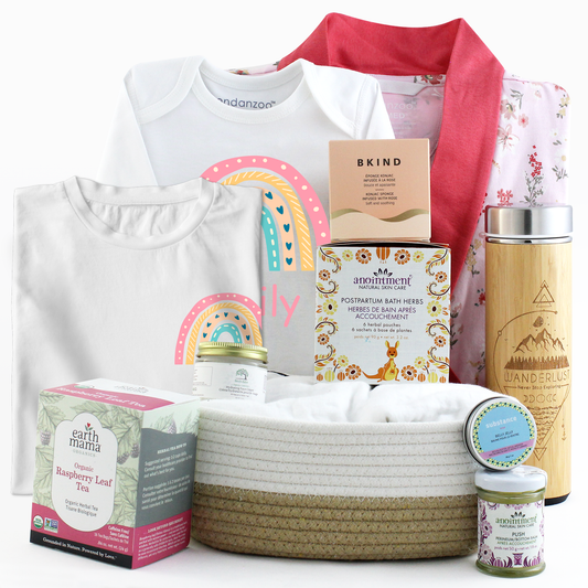 Zeronto Mom & Baby Gift Basket - Mommy's Rainbow, A New Beginning