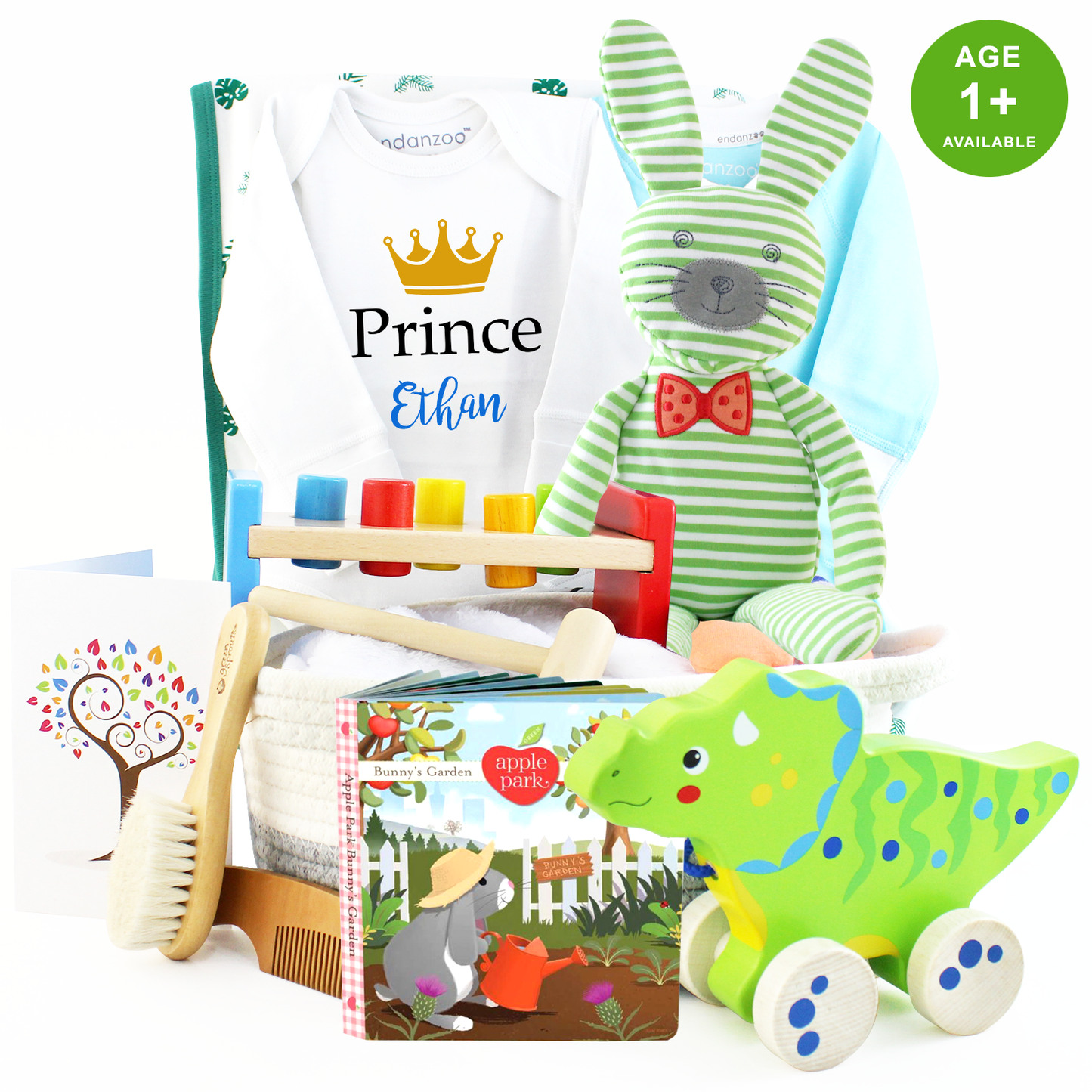 Zeronto Baby Boy Gift Basket - Royal Prince & The Dragon