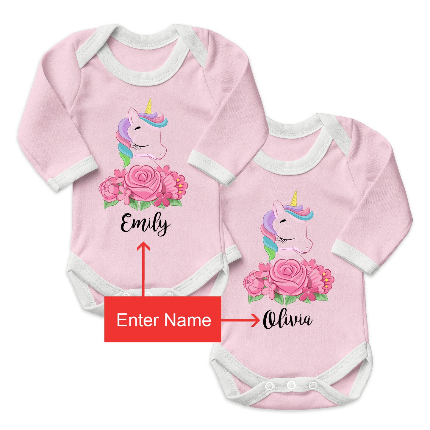 Zeronto Twin Baby Girl Gift Basket - Little Unicorn Princesses