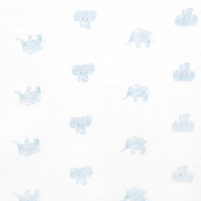 Aden Anais Organic Swaddle - Blue Elephant