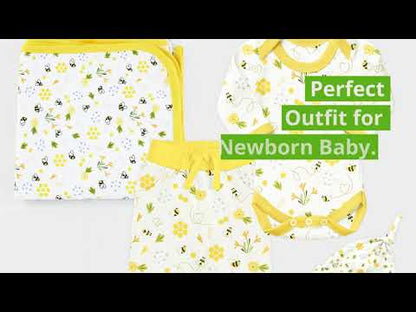 Endanzoo Organic Cotton Maternity Robe - BumbleBee
