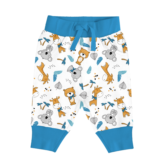 Endanzoo Organic Cuff Pant - Jungle Cuties